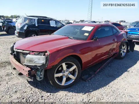 2014 Chevrolet Camaro 1Lt VIN 2G1FB1E36E9253245 фото 2