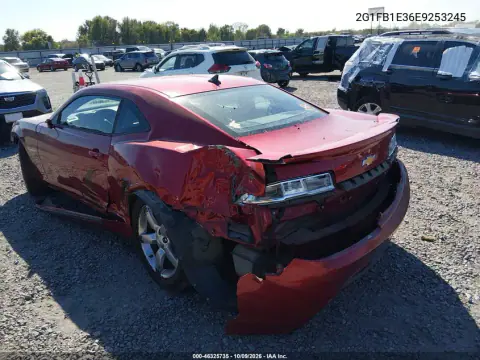2014 Chevrolet Camaro 1Lt VIN 2G1FB1E36E9253245 фото 3