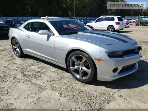 2G1FC1E35E9280773 — 2014 Chevrolet Camaro, Левая сторона, фото до ремонта