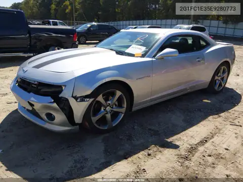 2G1FC1E35E9280773 — 2014 Chevrolet Camaro, фото 3 с аукциона IAAI, Боковая часть