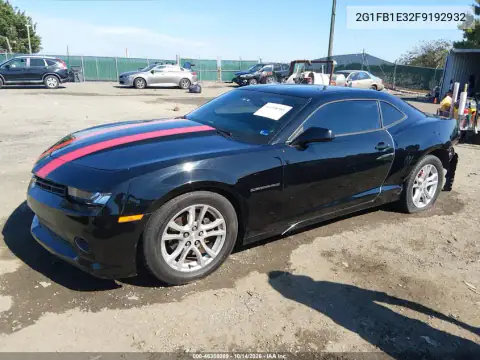 2G1FB1E32F9192932 — 2015 Chevrolet Camaro, фото 3 с аукциона IAAI, Левый бок