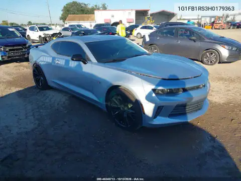 1G1FB1RS3H0179363 — 2017 Chevrolet Camaro, Неизвестные повреждения, фото до ремонта