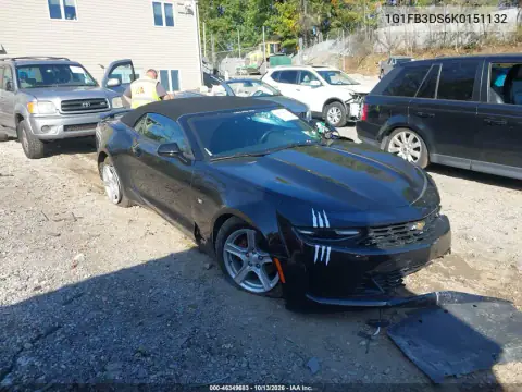1G1FB3DS6K0151132 — 2019 Chevrolet Camaro, Передняя часть, фото до ремонта
