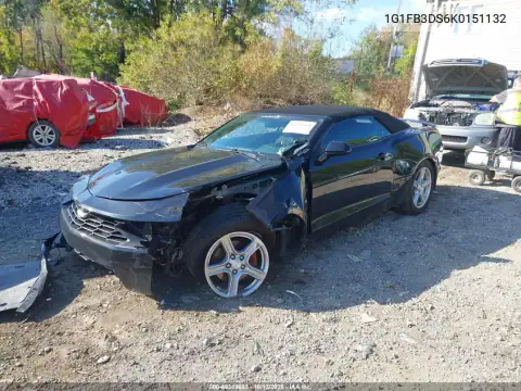 1G1FB3DS6K0151132 — 2019 Chevrolet Camaro, фото 2 с аукциона IAAI, Передняя часть
