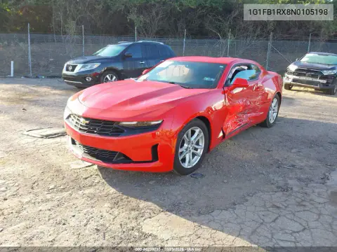 2022 Chevrolet Camaro Rwd 1Ls VIN 1G1FB1RX8N0105198 фото 3