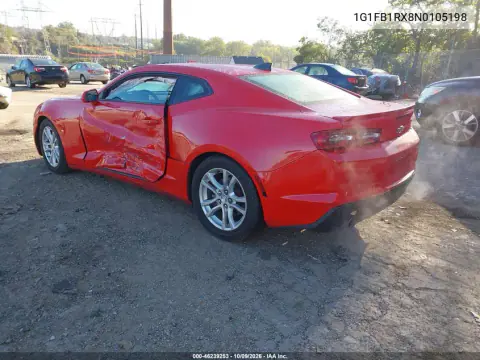 2022 Chevrolet Camaro Rwd 1Ls VIN 1G1FB1RX8N0105198 фото 4