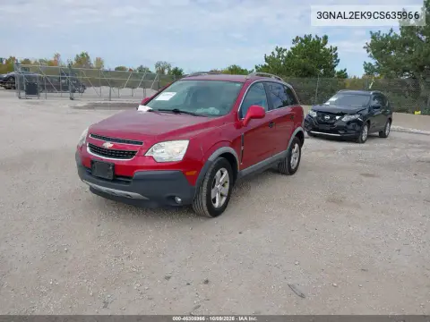2012 Chevrolet Captiva Sport 2Ls VIN 3GNAL2EK9CS635966 фото 3