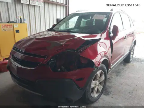 2014 Chevrolet Captiva Sport 2Ls VIN 3GNAL2EK1ES511645 фото 3