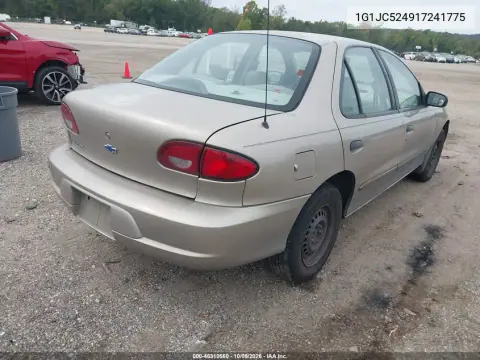 2001 Chevrolet Cavalier VIN 1G1JC524917241775 фото 4