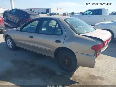 2003 Chevrolet Cavalier VIN 1G1JC52F537254303 фото 4