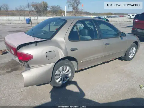 2003 Chevrolet Cavalier VIN 1G1JC52F537254303 фото 5