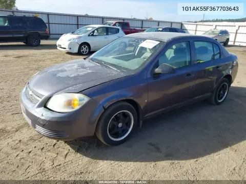 2006 Chevrolet Cobalt Ls VIN 1G1AK55F367703643 фото 3