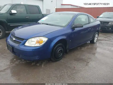 2007 Chevrolet Cobalt Ls VIN 1G1AK15F377110231 фото 3