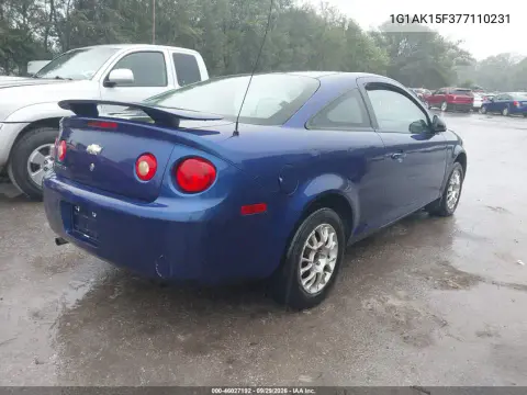 2007 Chevrolet Cobalt Ls VIN 1G1AK15F377110231 фото 5