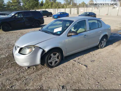 1G1AK55FX77114042 — 2007 Chevrolet Cobalt, фото 3 с аукциона IAAI, Передняя часть