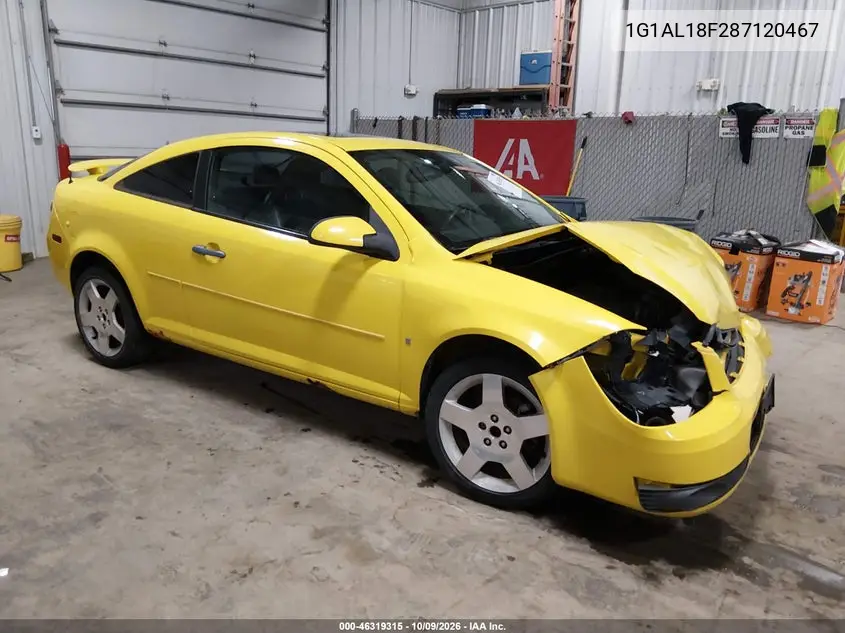 2008 Chevrolet Cobalt Lt VIN 1G1AL18F287120467 фото 1