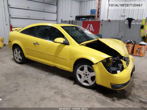 1G1AL18F287120467 — 2008 Chevrolet Cobalt, Передняя часть, фото до ремонта