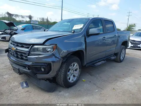 2021 Chevrolet Colorado 2wd Short Box Lt VIN 1GCGSCEN0M1223248 фото 2