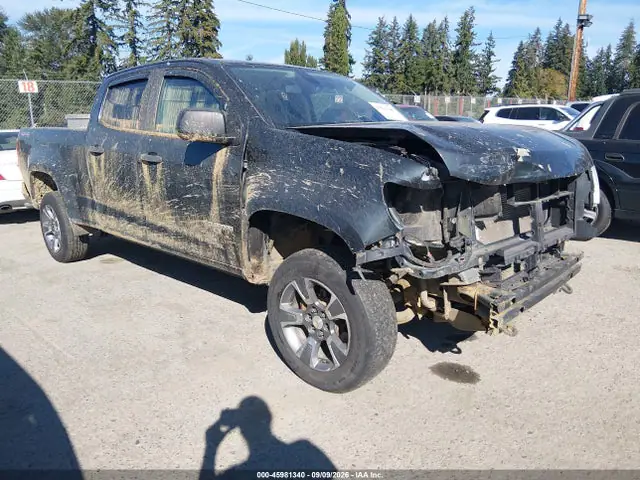 1GCGTBEN6J1124162 — 2018 Chevrolet Colorado Wt, Передняя часть (Front End), фото до ремонта