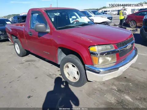 1GCCS148858116679 — 2005 Chevrolet Colorado, Сзади слева, фото до ремонта