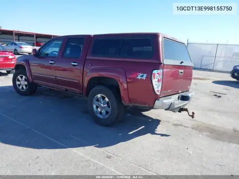 2009 Chevrolet Colorado Lt VIN 1GCDT13E998155750 фото 4