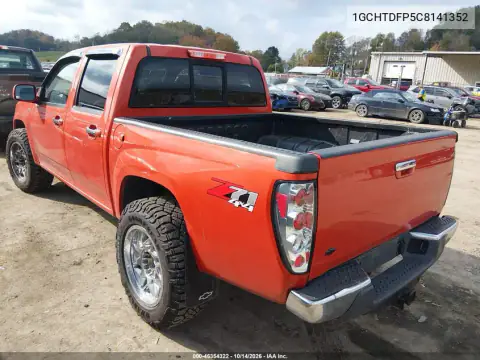 1GCHTDFP5C8141352 — 2012 Chevrolet Colorado, фото 4 с аукциона IAAI, Задняя часть