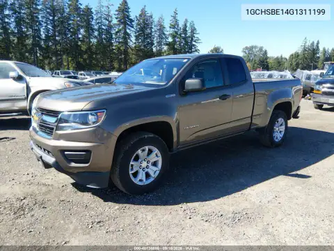 2016 Chevrolet Colorado Wt VIN 1GCHSBE14G1311199 фото 3