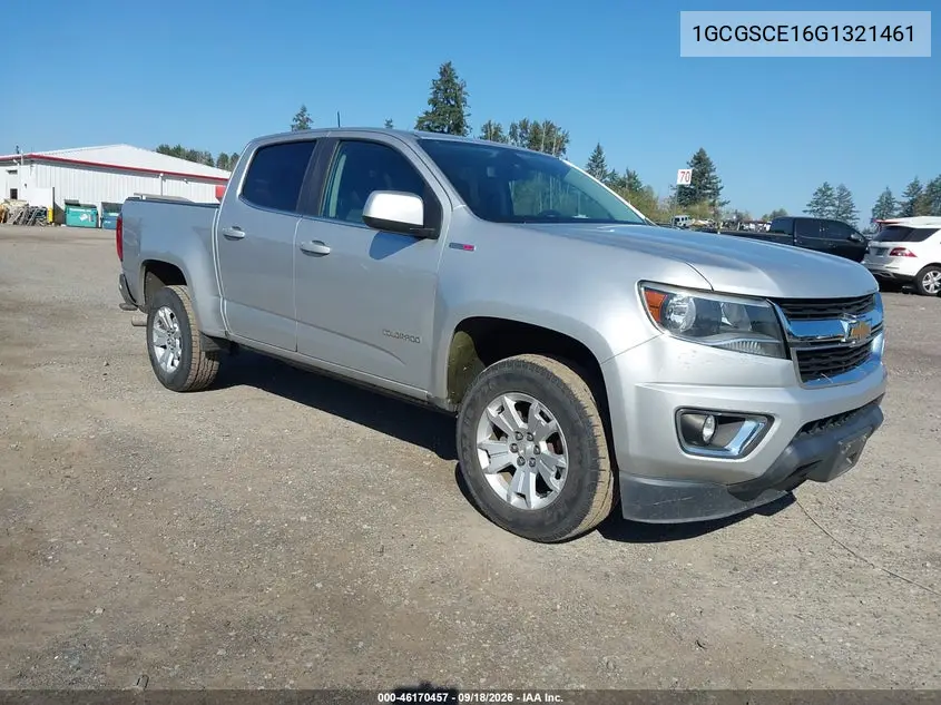 2016 Chevrolet Colorado Lt VIN 1GCGSCE16G1321461 фото 2