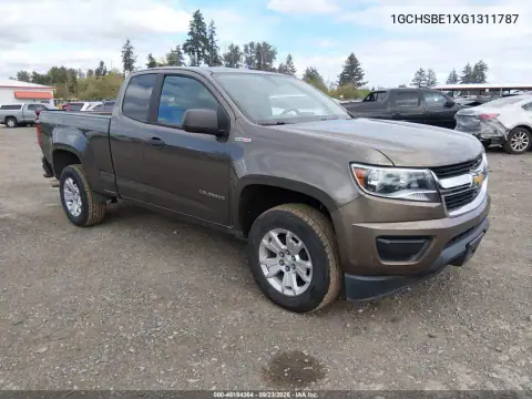 1GCHSBE1XG1311787 — 2016 Chevrolet Colorado, Естественный износ, фото до ремонта
