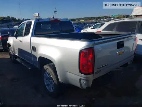 2016 Chevrolet Colorado Lt VIN 1GCHSCE31G1296278 фото 4
