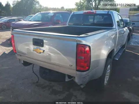 2016 Chevrolet Colorado Lt VIN 1GCHSCE31G1296278 фото 5