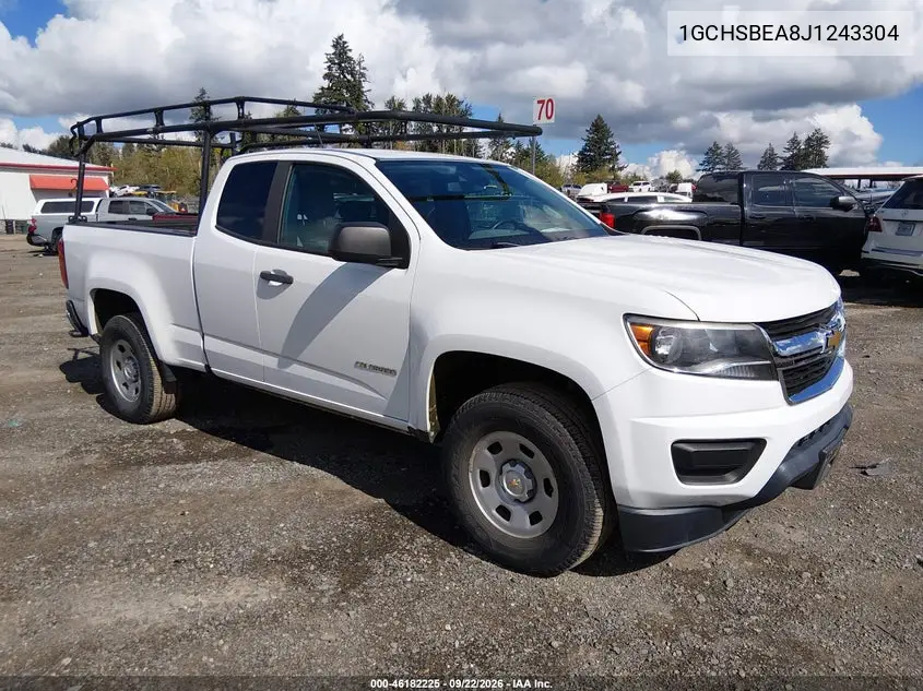 2018 Chevrolet Colorado Wt VIN 1GCHSBEA8J1243304 фото 2