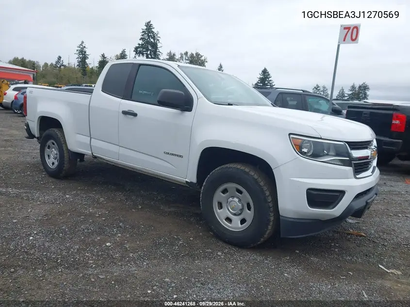 2018 Chevrolet Colorado Wt VIN 1GCHSBEA3J1270569 фото 2