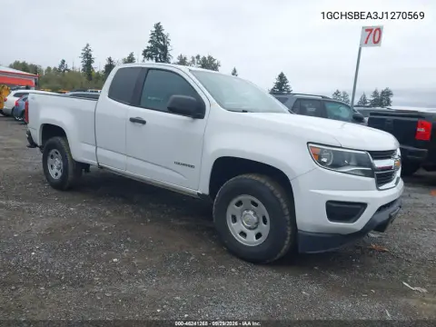 1GCHSBEA3J1270569 — 2018 Chevrolet Colorado, Естественный износ, фото до ремонта
