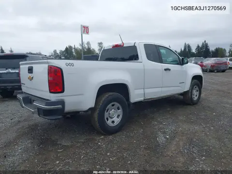 2018 Chevrolet Colorado Wt VIN 1GCHSBEA3J1270569 фото 5