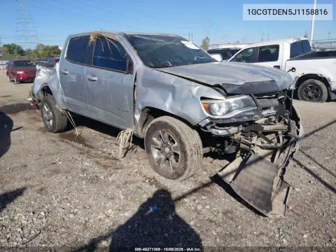 2018 Chevrolet Colorado Z71 VIN 1GCGTDEN5J1158816 фото 2