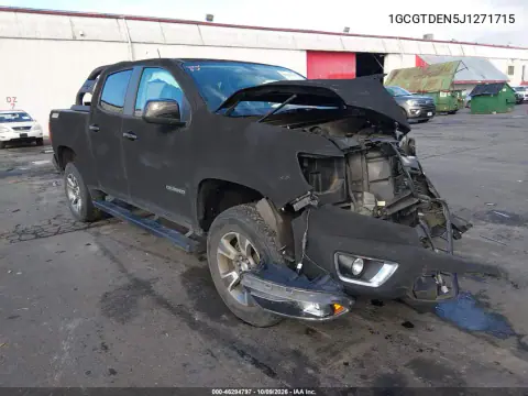 1GCGTDEN5J1271715 — 2018 Chevrolet Colorado, Передняя часть, фото до ремонта