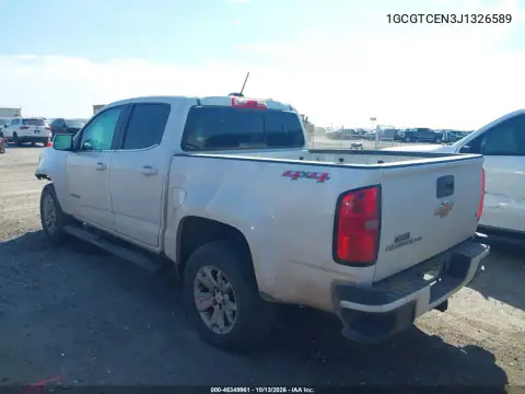 1GCGTCEN3J1326589 — 2018 Chevrolet Colorado, фото 4 с аукциона IAAI, Передняя часть