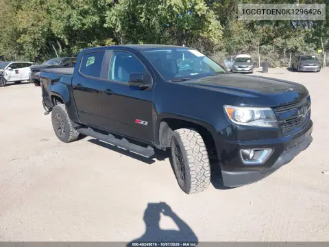 1GCGTDEN0K1296426 — 2019 Chevrolet Colorado, Справа сзади, фото до ремонта