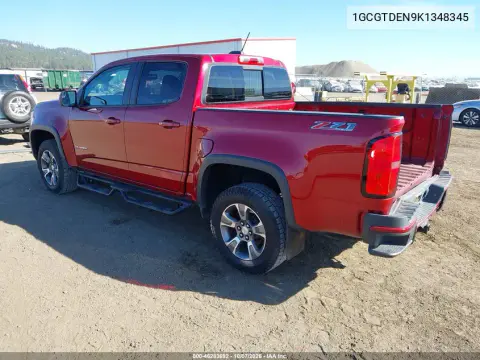 2019 Chevrolet Colorado Z71 VIN 1GCGTDEN9K1348345 фото 4