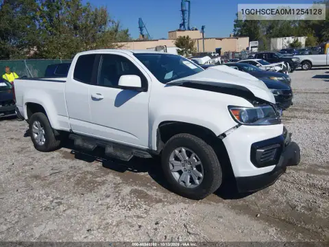 1GCHSCEA0M1254128 — 2021 Chevrolet Colorado, Передний левый, фото до ремонта