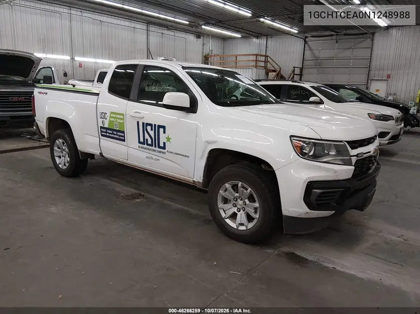 2022 Chevrolet Colorado 4Wd Long Box Lt VIN 1GCHTCEA0N1248988 фото 2