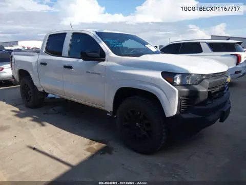 1GCGTBECXP1167717 — 2023 Chevrolet Colorado, Сзади, фото до ремонта