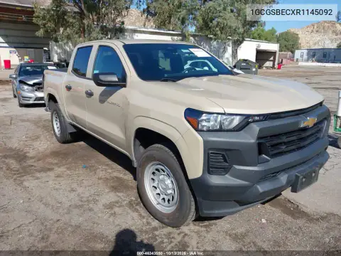 1GCGSBECXR1145092 — 2024 Chevrolet Colorado, Сзади, фото до ремонта