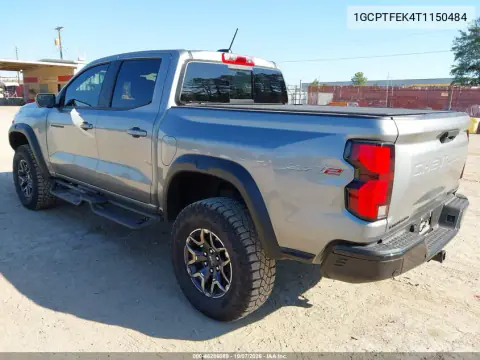 2026 Chevrolet Colorado Zr2, 4Wd VIN 1GCPTFEK4T1150484 фото 4