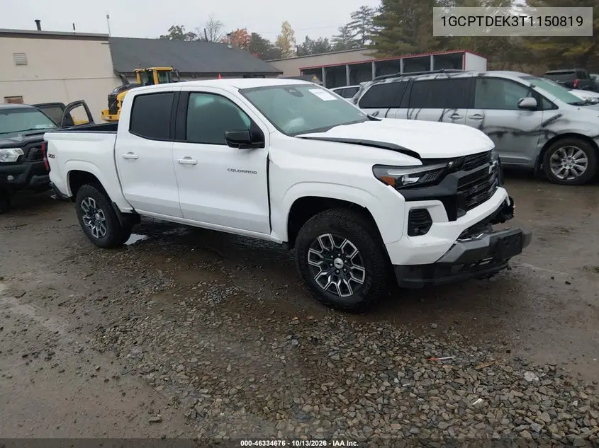 1GCPTDEK3T1150819 — 2026 Chevrolet Colorado, фото 2 с аукциона IAAI, Передняя часть