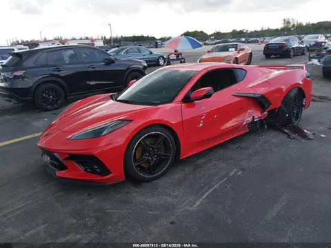 2022 Chevrolet Corvette Stingray Rwd 1lt VIN 1G1YA2D4XN5119363 фото 2