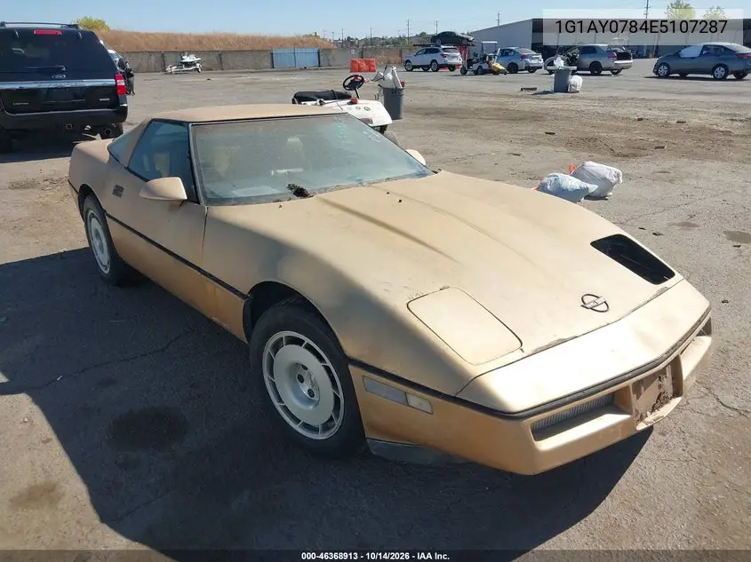 1G1AY0784E5107287 Chevrolet Corvette 1984 — повреждение Естественный износ, фото до ремонта