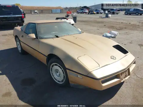 1G1AY0784E5107287 — 1984 Chevrolet Corvette, Естественный износ, фото до ремонта