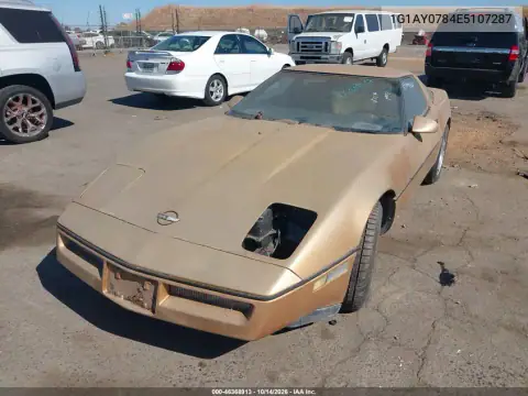 1G1AY0784E5107287 — 1984 Chevrolet Corvette, фото 2 с аукциона IAAI, Естественный износ